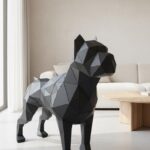 Cane Corso Metal Dog Sculpture