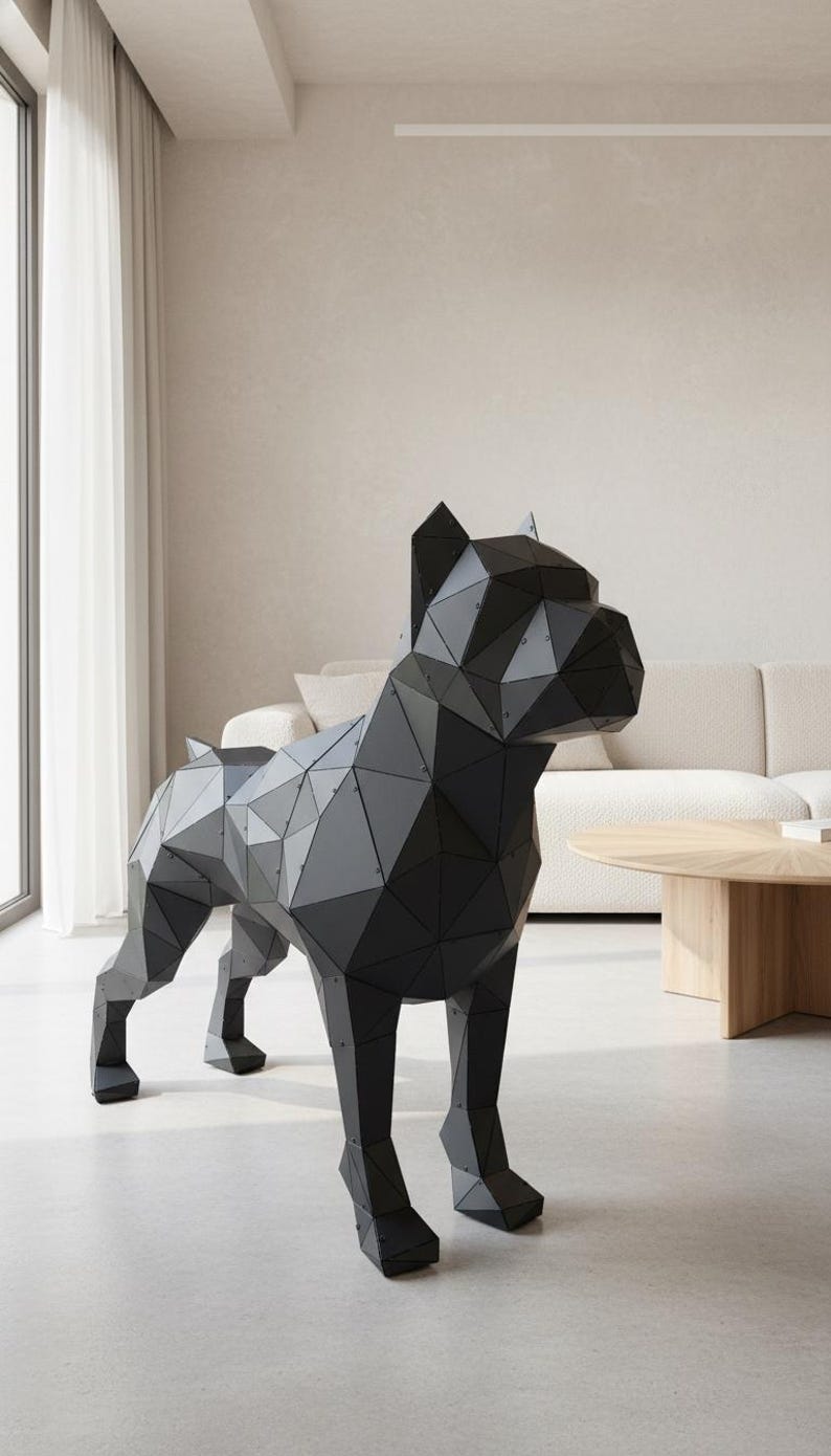 il_794xN.7372448402_9s5e.jpg Cane Corso Metal Dog Sculpture - Image 1